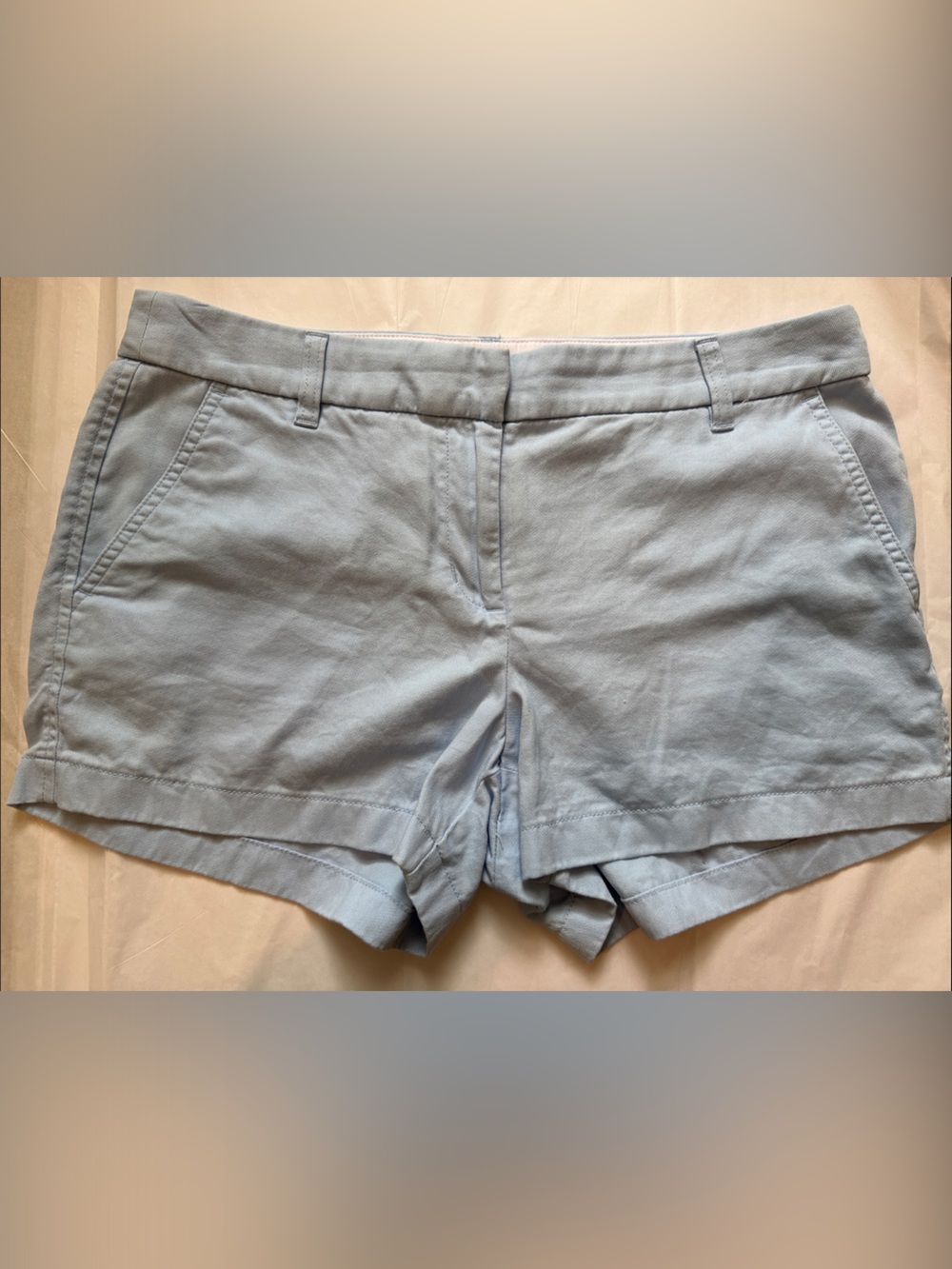 Light Blue Women's Cotton Shorts